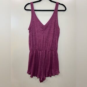 Gilly Hicks V-Neck Cozy Romper M